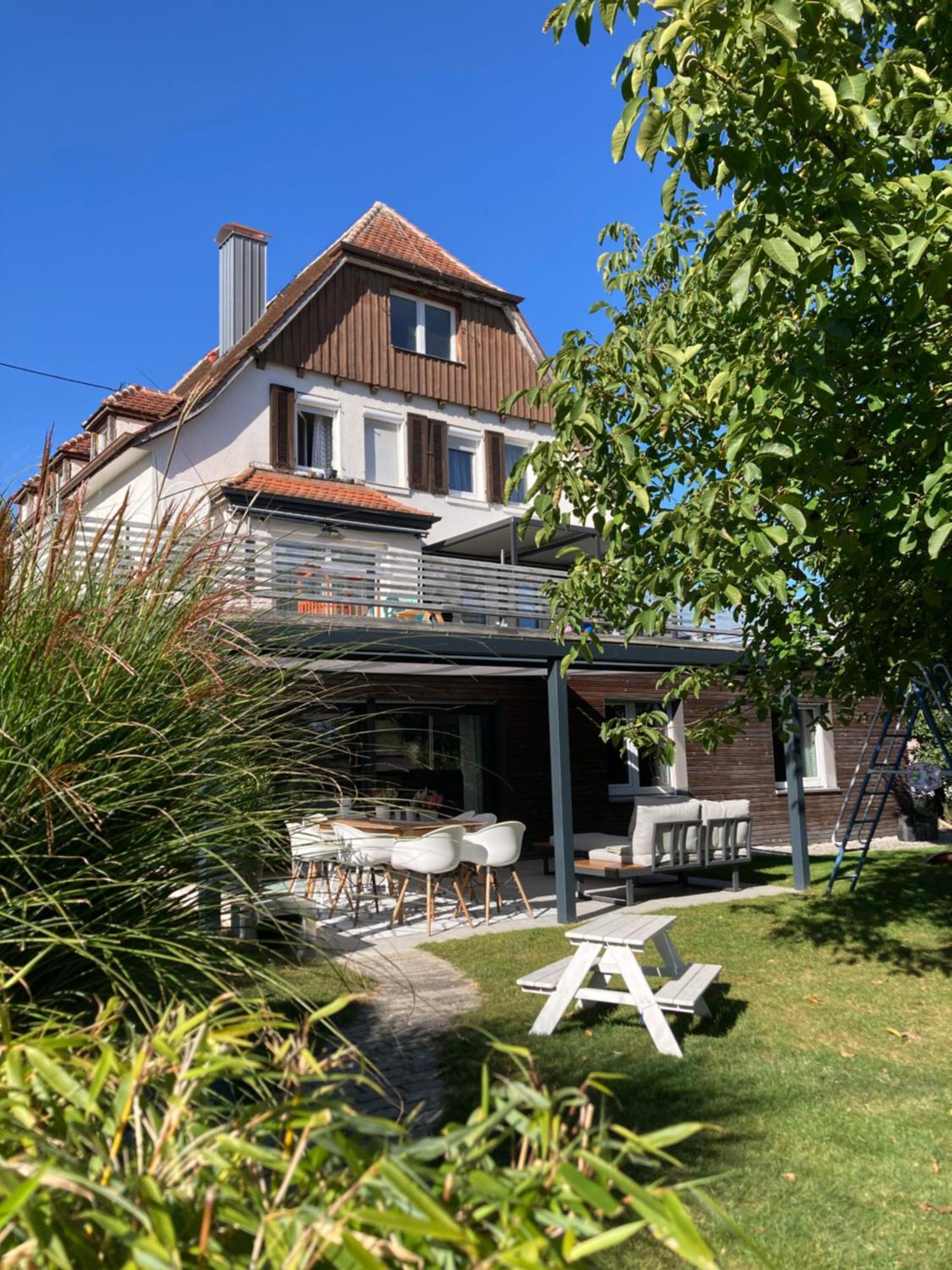 Ferienwohnung Weitblick Bad Schussenried Exterior photo